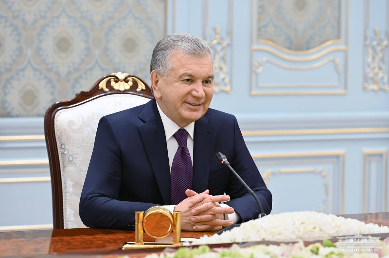 Präsident Usbekistan Shavkat Mirziyoyev 2